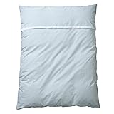 wellyou, Kinder Bettwäsche, hell-blau weiß Vichy-Karo, 100% Baumwolle - 2