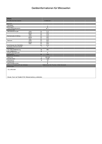 Miele M6030SC D Mikrowelle / 800 Watt / 17 Liter / Edelstahlgarraum / LED-Beleuchtung / edelstahl / clst - 2