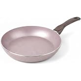 Papilla Buz 24 cm Tava - Shadow Krem Kır&ccedil;ıl Granit Efektli Yanmaz Yapışmaz G&uuml;nl&uuml;k Kızartma ve Omlet Tavası