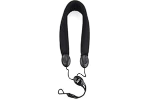 D'ADDARIO Rico D'Addairo Padded Sax Strap – Saxophone Strap - Soprano/Alto, Metal Hook