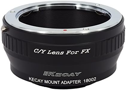 KECAY Lens Mount Adapter,C/Y Contax / Yashica Lens to Fujifilm FX Camera Body,for Fujifilm FX X-Pro1 X-E1 X-E2 X-A1 X-M1 X-T1 X-T10 Camera