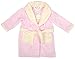 Girls Baby Chunky Collar Super Soft Dressing Gown Bath Robe sizes from 6 to 24 Months