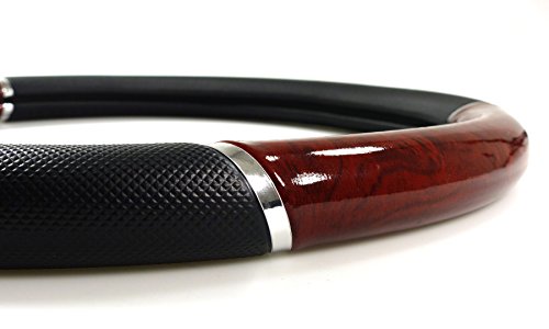 Tuning Effect 163538 Couvre-Volant Noir Simili Bois