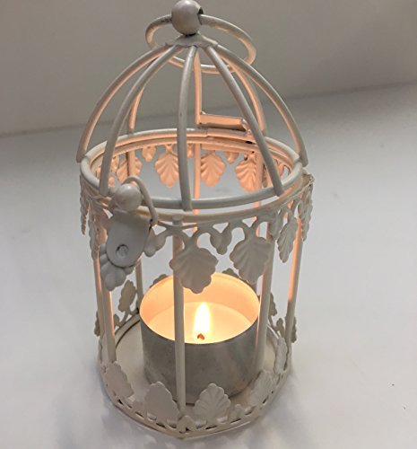 11cm Mini Vintage Jaula De Pájaros Decoración con opcionales Colgant