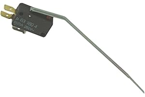 CROUZET U831604 Micro-interrupteur pour machine à glace ITV Quasar-130CA, Quasar-90CA, Quasar-50CA avec levier 1CO 250 V Longueur 27 mm 12 g 6 A 85 °C