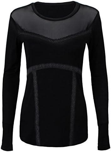 Queen of Darkness Longsleeve Top With Sweetheart Neckline Black