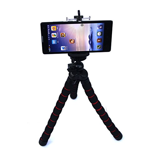 Mini Trípode Flexible / Compacto y Ajustable con Cabeza Esférica para Iphone 6+ 6 Plus 6 g 5s 5 I5c I6 4s 4 Lg Samsung Galaxy S3 I9300 i9500 S4 S5 S4 i9500 y Etc.
