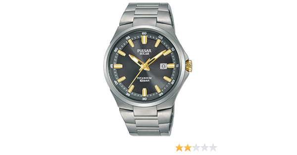 pulsar solar titanium watch