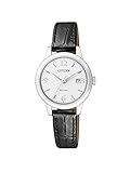 Citizen Damen-Armbanduhr Analog Quarz Leder EW2230-05A