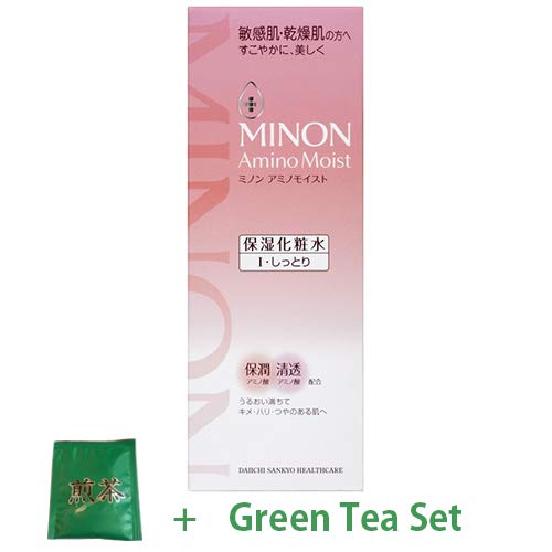 Minon Amino Moist Moist Charge Lotion 1- Moist Type - 150ml (Green Tea Set)