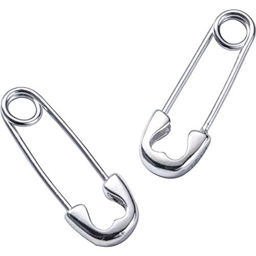 Tatkldisu 925 Silver Earrings For Men And Women Simple Paper