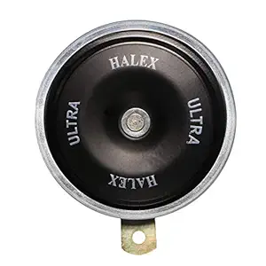 AllExtreme SHON ULTRA HORN Bike & Car Horns Super Loud Sound Air Siren (12V, Black & Silver, 1 Pc)