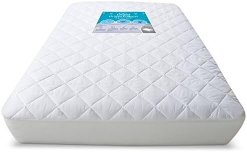Deulia Waterproof Crib Mattress Protector Hypoallergenic Quilted Crib Fitted Sheets with Deep 9 Inch skirts - Breathable Mattress Pad Outstanding Cradle Mattress Protector - 28" x 52" x 9"