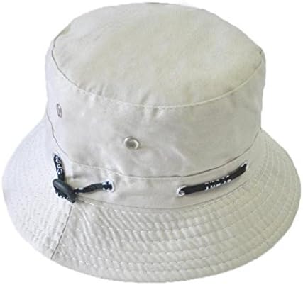 Pingtri Men Women Unisex Cotton Bucket Hat Double Side Fishing Boonie Bush Cap Visor Sun (white)