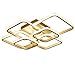 Produktbild AILEYOU LED-Dimmbare Deckenleuchte Wohnzimmerlampe Moderne Mode-Deckenleuchte Minimalistisches Metall Acryl 6-Köpfe Design Interieur Deckenleuchte