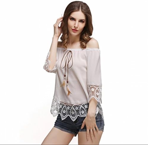 Dress Dress Season Lace Stitching Short-sleeved Dress Skirt Cotton Cool Summer Ladies,White,XL