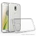 Produktbild Moto E3 Hülle, KuGi ® Moto E3 Hülle - [Sturz / Erschütterung / scratch Absorptionsschutz] Qualitäts TPU Stoßdämpfer + PC zurück Hülle für Motorola Moto E3 Smartphone.(Klar)