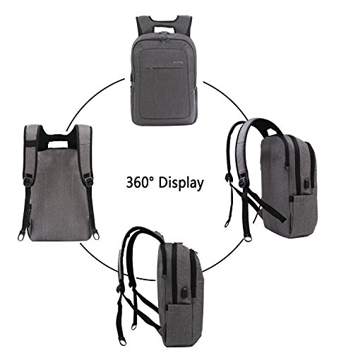 Laptop Rucksack Computer Notebook Tasche Geschäftsleute Reisen wasserdicht-schwarz - 2