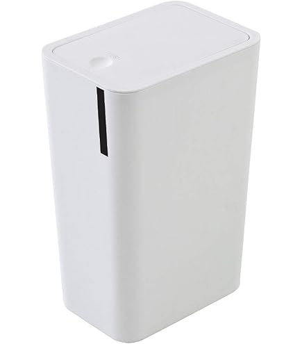 Cestino Tork 50 Litri Senza Coperchio - Design Moderno, Per Pavimento O Parete, Bianco, 63x39x29 Cm - Foto 3