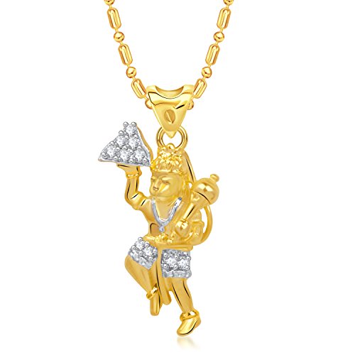 Vina Fashion Jewellery Religious Collection Gold Brass Alloy Cz American Diamond God Pendant for Men And Women Vkp1398Ga RS.199 (92.00% Off) - Amazon