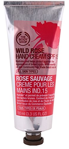 The Body Shop Wild Rose Hand Cream with SPF 15 100 ml