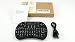 Produktbild Rii i8+ BT Mini Wireless Bluetooth Backlight Touchpad Keyboard with Mouse for PC/Mac/Android, Black Modell RT-MWK08+ Layout DE - Schwarz 92 Keys Deutsches QWERTZ Layout)