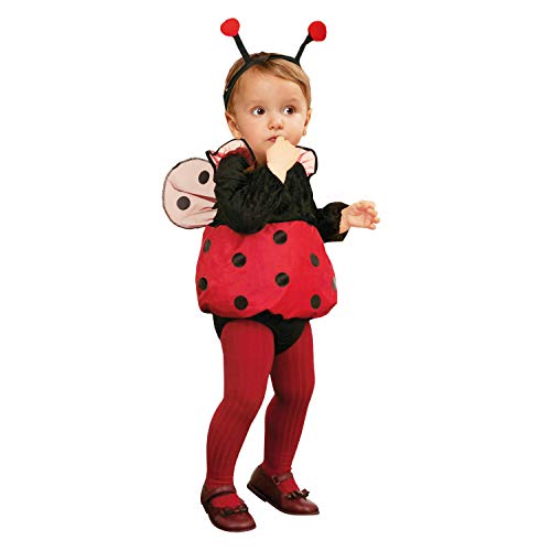My Other Me - Costume da coccinella, taglia 0 - 6 mesi (Viving Costumes MOM01308) Animali 7-12 meses