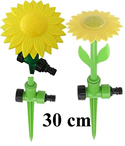 Preisvergleich Produktbild DKB Rasensprenger Sonnenblume Rasenregner Bewässerung Rasensprinkler Blume
