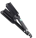 curling wand 32mm or 25mm Si está buscando un rizo ondulado de alto rendimiento que le pueda dar rizos duraderos cada vez que lo use, ¡no debe buscar más que este!