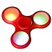 Price comparison product image LED Light Tri Fidget Hand Finger Spin Spinner Toy for Relieving Stress, Perfect For ADD, ADHD, Anxiety, and Autism Adult Children (White)