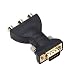 Produktbild Big-Mountain RCA RGB Video Female to HD 15-Pin VGA Component Video Converter Adapter TV LCD Audio Video Composite AV zu Scart-Stecker umschaltbar (Schwarz)