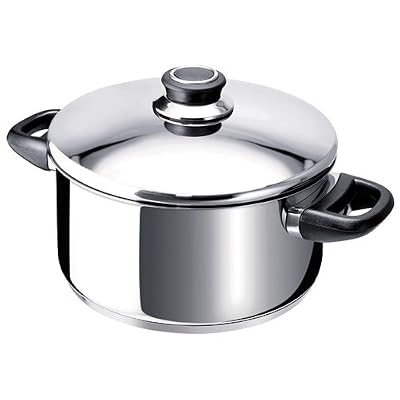 Beka -12031164 Polo Faitout + Couvercle en acier inoxydable 16 cm