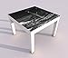 Produktbild Design - Tisch mit UV Druck 55x55cm schwarz weiß Sturm Meer Piraten Schiff Wellen Spieltisch Lack Tische Bild Bilder Kinderzimmer Möbel 18A849, Tisch 1:55x55cm