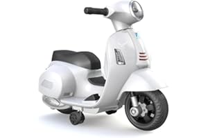 TURBO CHALLENGE - Vespa Gts - Electric Van - 119150 - Scooter - White - Ready to Drive - Max. 25 kg - Plastic - Rechargeable Batteries - From 24 Months