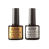 Bluesky UV LED Gel auflösbarer Nagellack 10ml kit top and...