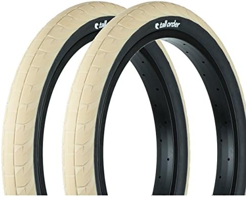 x2 Tall Order Wallride 20" BMX Tyre 20 x 2.3 PAIR | Tan