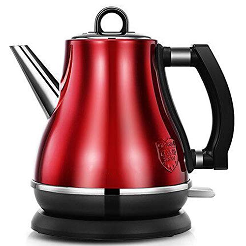 SYXL Bouilloire lectrique  Longue Bouche 304 en Acier Inoxydable (Couleur : Red)