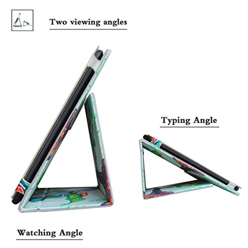 Archos 101b Oxygen hülle,Mama Mouth Folding Ständer Hülle Case mit Standfunktion für 10.1″ Archos 101b Oxygen Android 6.0 Tablet PC,Love Tree - 5