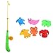 Produktbild Sharplace Kinder Baby Badespaß Spiel Magnetischen Fischen Angelspiel Angeln Kinderspiel Badespielzeug - 7 Pcs