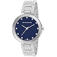 Giordano Eleganza Collection Analog Watch for Women with Color Variant, and Crystal Studded Metal Strap to Complement Your Look, Gift for Women - A2037