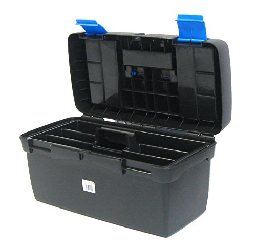 Tayg Werkzeugkoffer Basic 16 Zoll, 400 x 217 x 166 mm, schwarz / blau, 112553 - 2