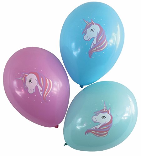Karaloon 30024-C - Ballons - Einhorn, 15 Stück