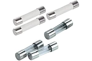 ESKA-SICHERUNGEN G-Sicherungseinsatz Feinsicherung T 6,3A 5x20mm 522.025 Träge (30 Stück Feinsicherung), Glas, AK3-AT1-GL-M-X