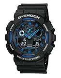 Función de hora mundial Casio GA-100-1A2ER - Reloj para Hombre, Azul
