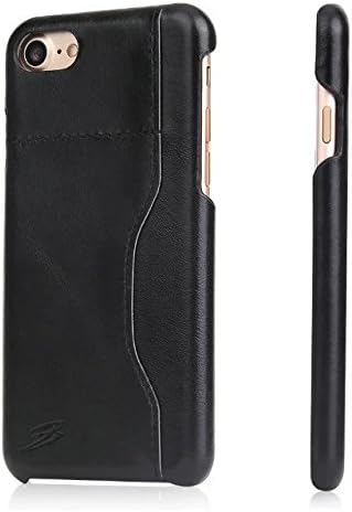 Cowhide Genuine Leather iPhone 7 Plus (5.5' inch) Case by Impakt Accessories, Black