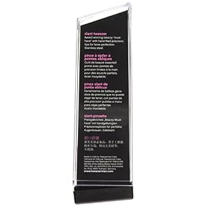Tweezerman Stainless Steel Slant Tweezer, Pink - Image 3
