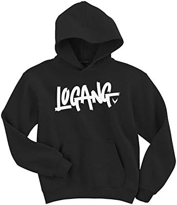 Logang Black Hoodie Logan Paul Kids & Adults Sizes