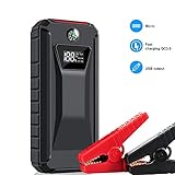 2. Advantages: usted puede comenzar su vehículo con la gasolina máxima 6,0 litros o el diesel 3.0 L con las abrazaderas y los cables resistentes de la corriente y del 450A del pico