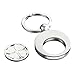 Price comparison product image Wenko Four Leaf Clover Key Fob with Shopping Trolley Token Keyring with Metal Chip, Metal Silver