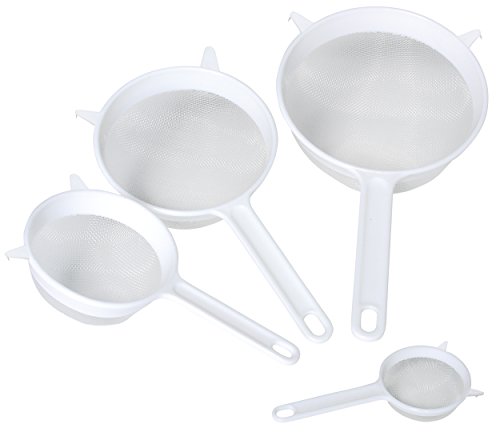 Kitchen Craft Rundes Sieb, Kunststoff, mit Nylongeflecht, 7 cm